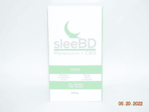 Sleebd Capsules de CBD à la menthe avec mélatonine