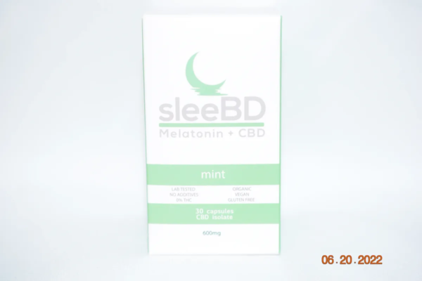 Sleebd Mint CBD Capsules with Melatonin