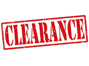 New Clearance Menu