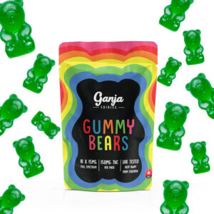 Ganja Bear Sour Gummies 150mg THC