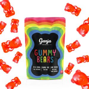 Ganja Bear Sour Gummies 150mg THC