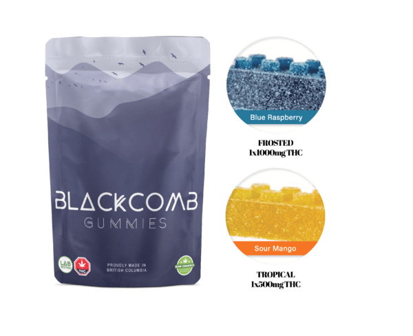 Blackcomb Gummies 500mg and 1000mg