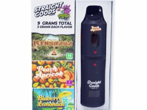 Straight Goods Triple Chamber Vape – 9 gram pen